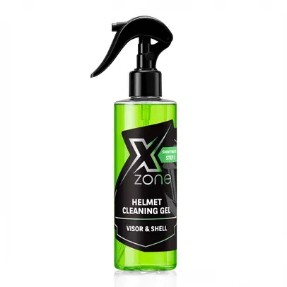 Xzone Helmet Cleaning Gel – visor and shell cleaner, Step 1, 200 ml bottle