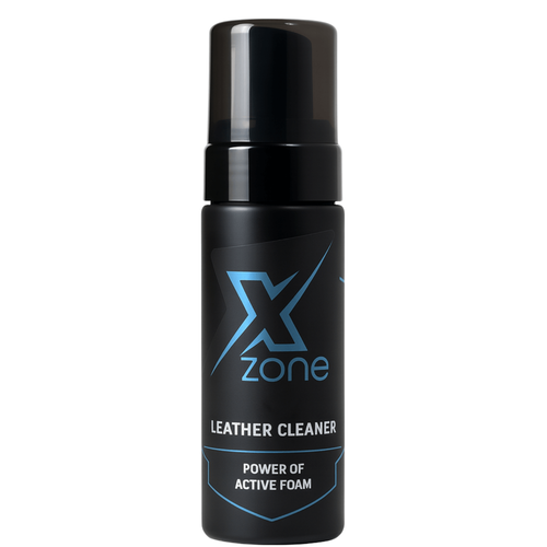 Xzone Leather Cleaner – active foam leather cleaning product for motorcycle gear, 150 ml bottle