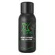 Xzone Helmet Interior Care Solution bottle on a white background – premium motorcycle helmet interior cleaner in a black bottle with green label, front view.